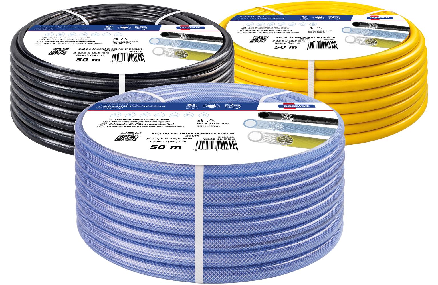 Hoses for plant protection products