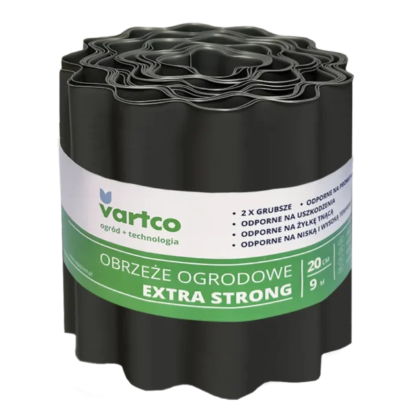 Obrzeża ogrodowe faliste Extra Strong